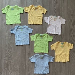 Day of Week Baby shirt set